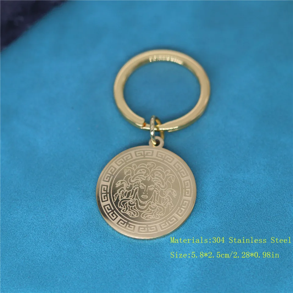 Collana Ciondolo Medusa Gorgone In Acciaio Inox – Gioiello Mitologia Greca Uomo E Donna
