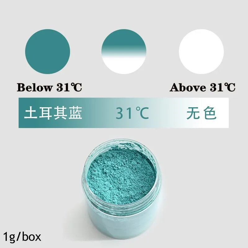 Nail Powder Nail Glitter Nail Pigment Nail Decoration Nail Decorations 12colors 31℃ Temperature Color Change Nail Powder Nail Glitter Powder Pigment Manicure Tips Decoration