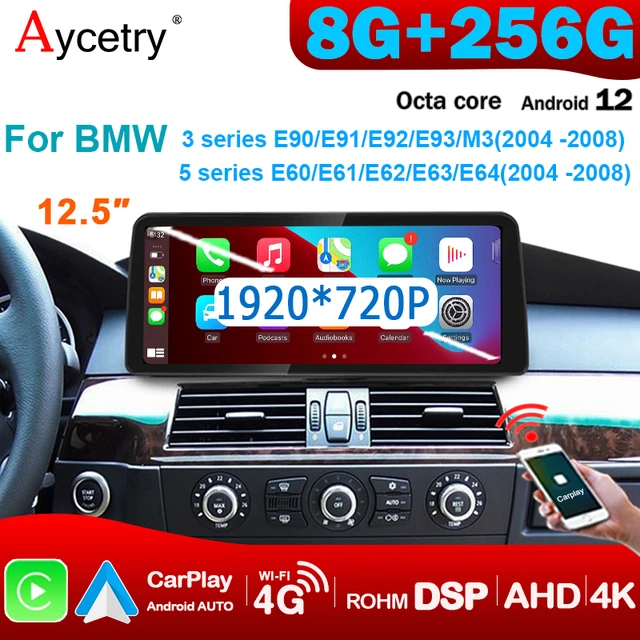 Android12 Voice control Car All-in-one For BMW 5 Series E60 e61 E62 E63 3  Serie E90 E91 CCC/CIC Auto Radio Multimedia Player GPS - AliExpress