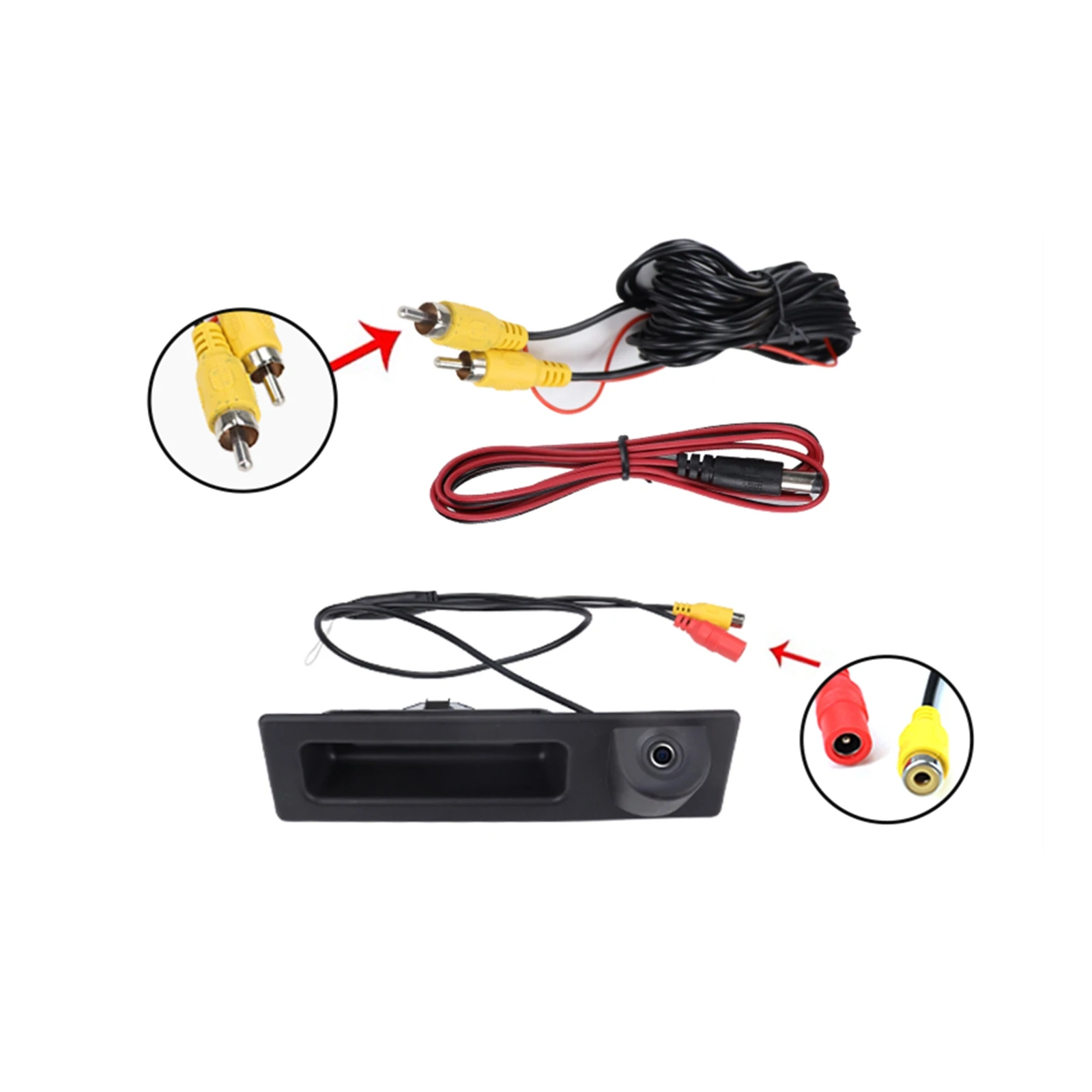 

Ручка переключателя ручки багажника Замена с камерой для BMW E60 E61 E90 E91 E92