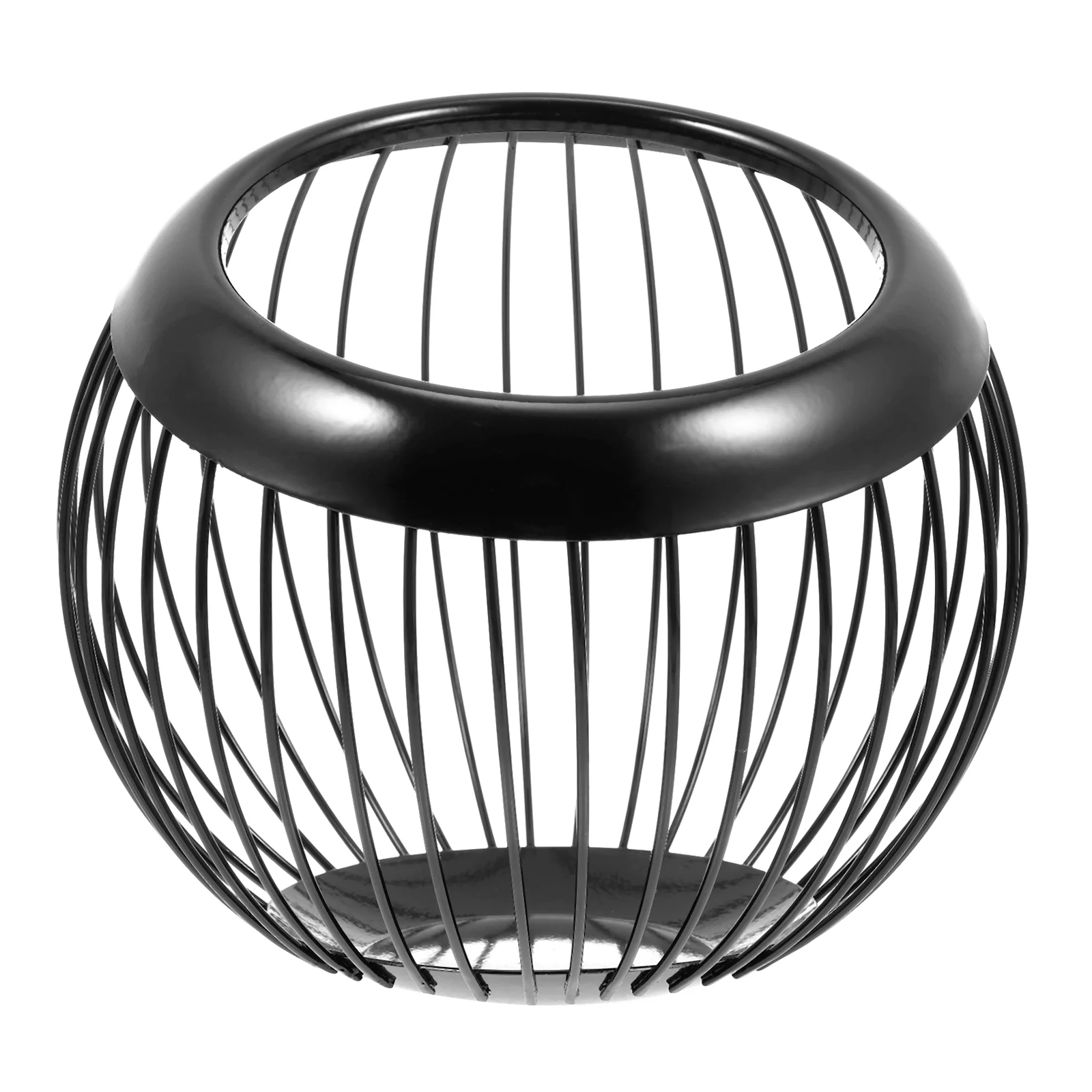 

Stainless Steel Fruit Plate Decorative Basket Sundries Container Hollow Storage Baskets Wired Household Snack for Shelves