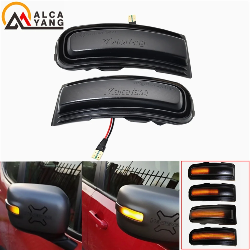 Indicatori Di Direzione 2x Bianco/Ambra Flash Sequenziale LED Specchio