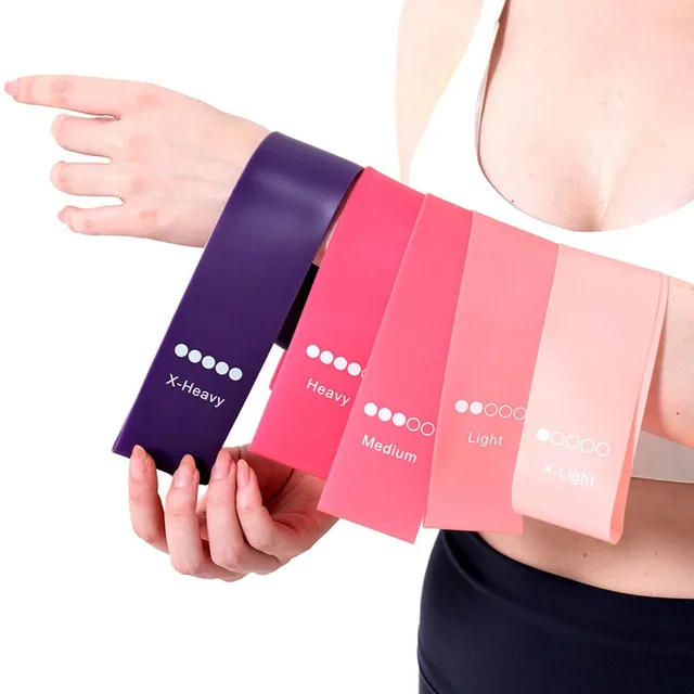 Yoga Resistance Bands Portable Fitness Rubber Elastic Ring Workout Equipment Strength Pilate Cross Fitness Women Weight Sport