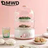 2L Mini Household Electric Food Steamer with Timer Knob control Auto Shut-off Visualization Food Warmer 3 layers Egg Boiler 2