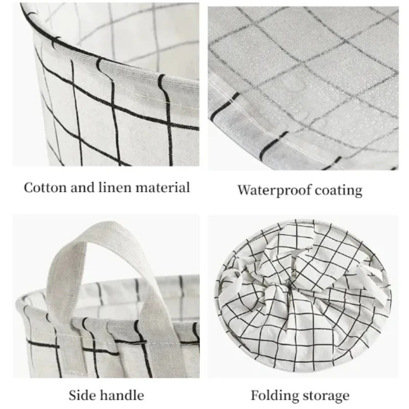 Enhanced Collapsible Laundry and Storage Basket - Large, Foldable, Waterproof Organizer