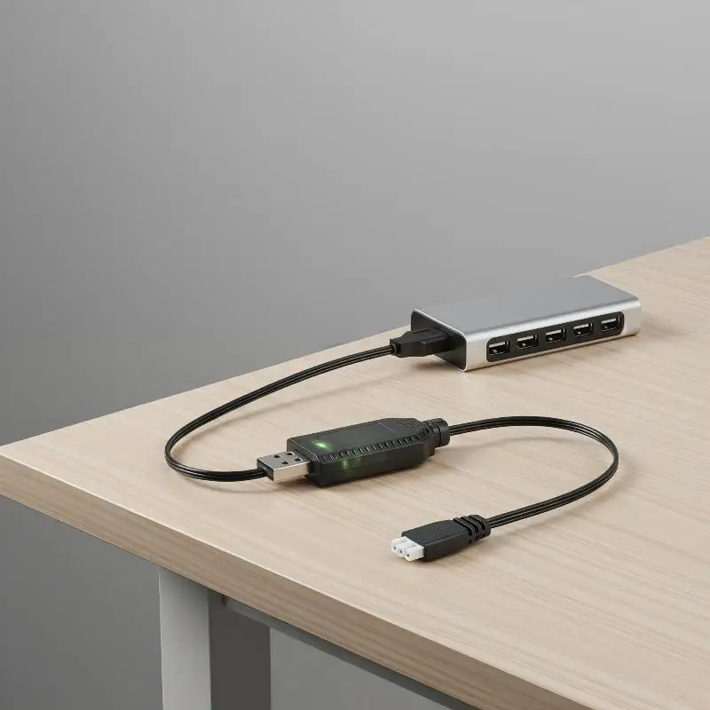7.4V USB 리튬 배터리 충전기 케이블 XH-3P 스마트 충전식 리튬 이온 배터리 충전기 장난감 원격 제어 충전 어댑터