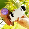 LED Lighted Pocket Microscope Kids Outdoor Science Props 60x-120x Educational Mini Handheld Children STEM Toys 6