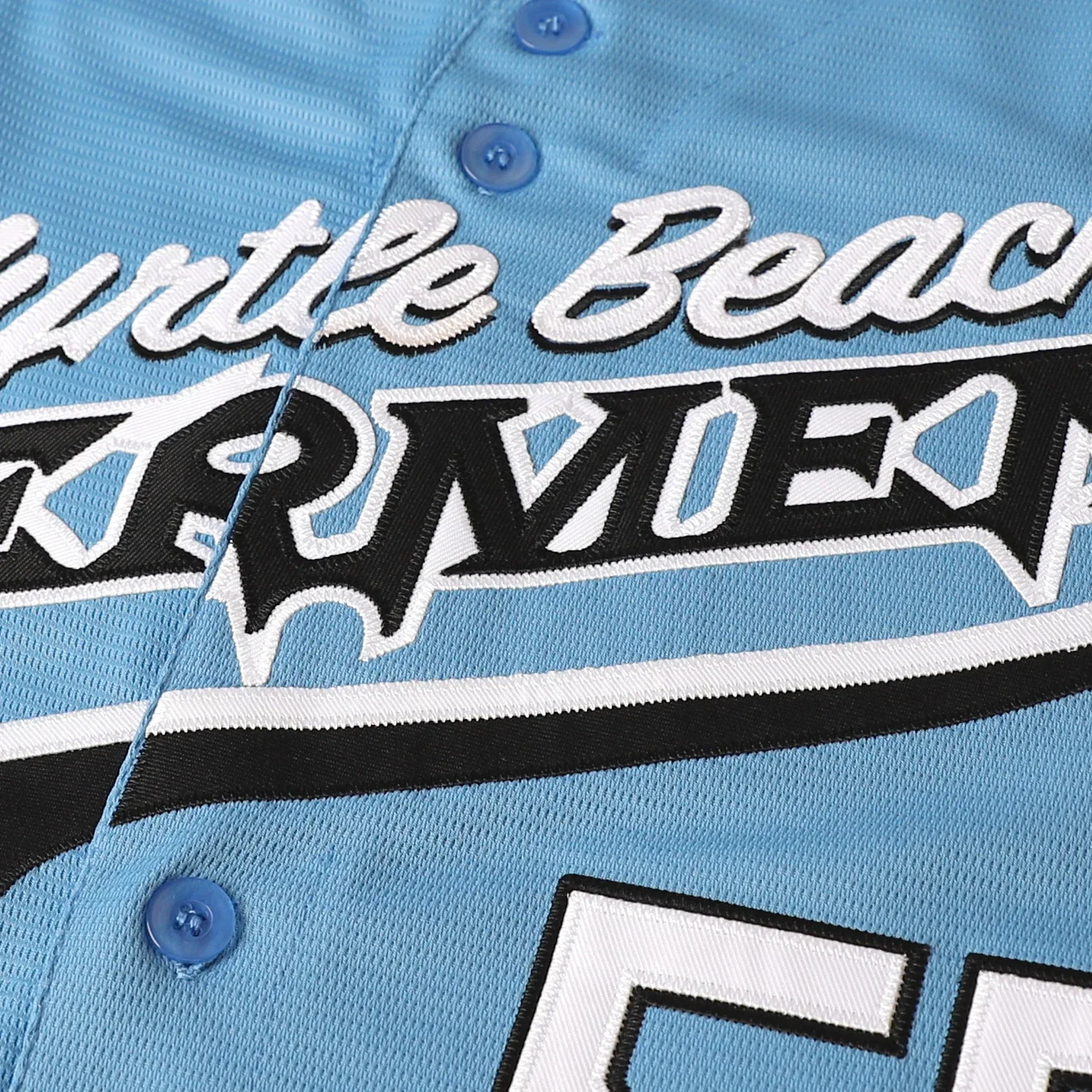 Mens Movie Blue Jersey Kenny Powers #55 Eastbound and Down Mexican Charros Kenny Powers Stitched