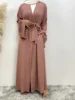108742-b92dc8.jpg Chog omenRamadan Simple Open Abaya pour femmes, Dubaï, Turquie, Kaftan musulman pour femmes, Kimono, Robe modeste, Caftan Marocain, Vêtements Islamiques