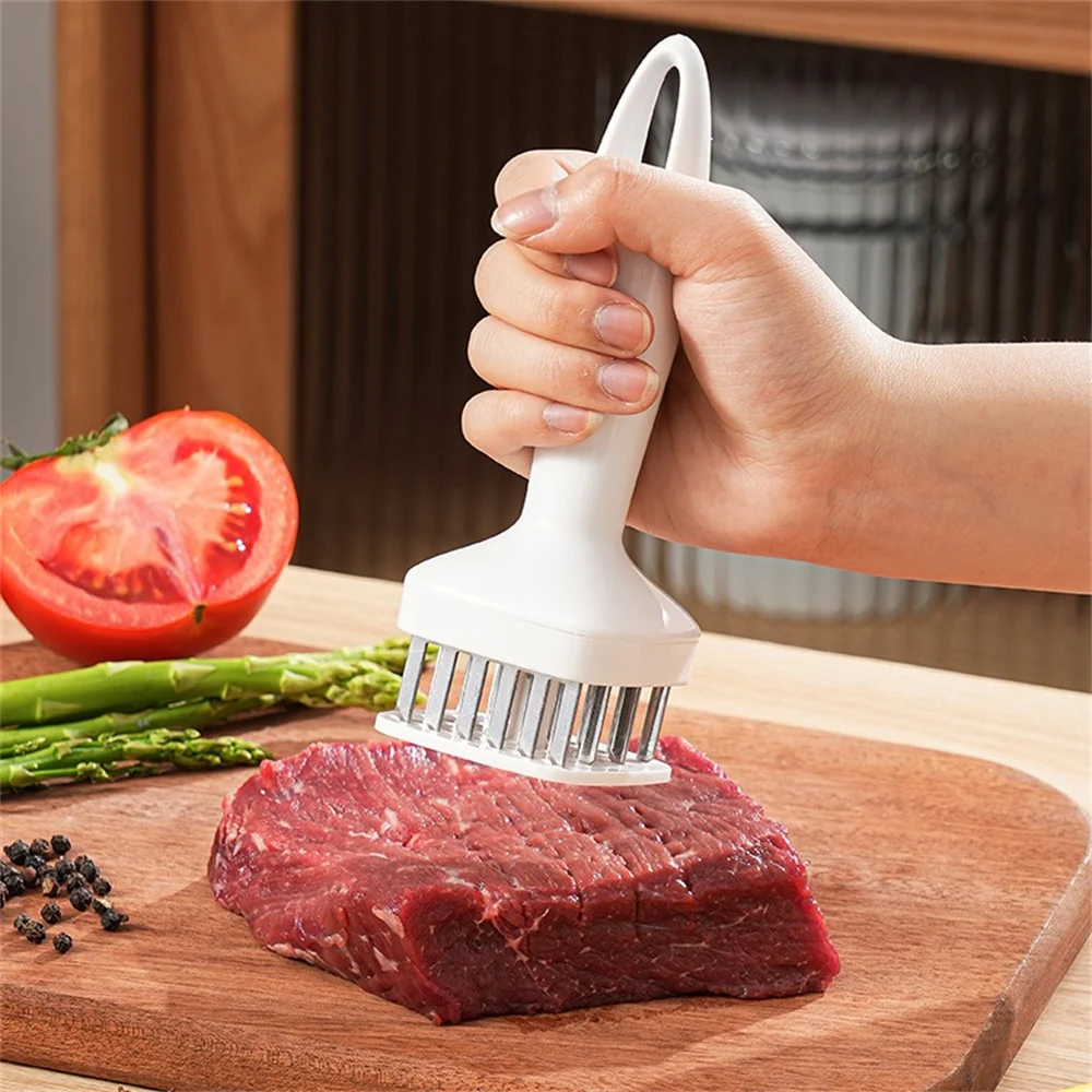 Tender Meat Hammer Stainless Steel Material Hammer Durable Kitchen Gadgets Stainless Steel Loose Meat Hammer Sharp Needle Tip images - 6