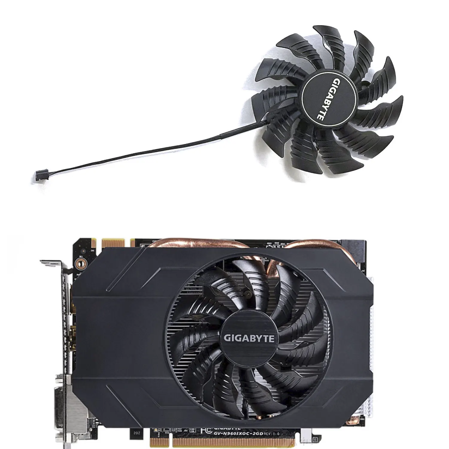 NEW 87MM T129215SU / PLA09215S12H GTX 970 960 MINI-ITX GPU Fan，For Gigabyte GTX 970 960 MINI-ITX Graphics card cooling fan