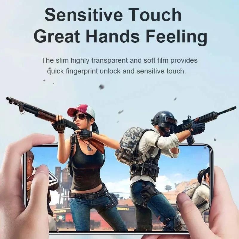 Ultra Clear Full Cover Soft Hydrogel Screen Protector - Front/Back Repairable Film