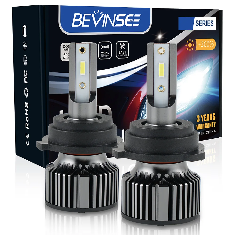 

Bevinsee H7 LED Bulbs 10000LM 6000K White Light High Brightness Car Headlamp For Mercedes E500 VW Polo Touran Skoda Octavia II