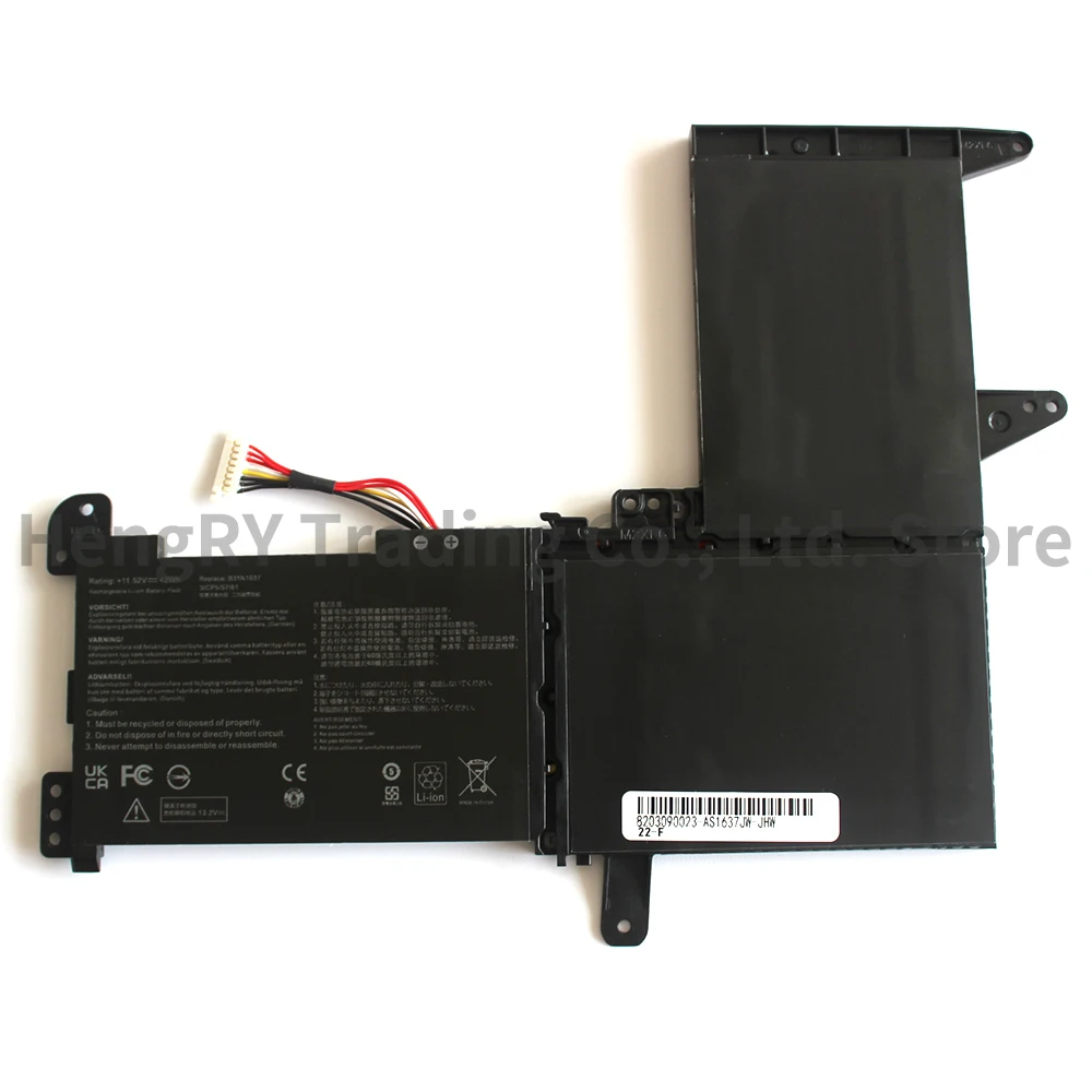 Bateria Cpmanc B31n1637 para Asus X510 X510ua X510uf X510uq Vivobook S15 S510ua S510uq S510uq S510ur F510ua F510uq - Imagem 5