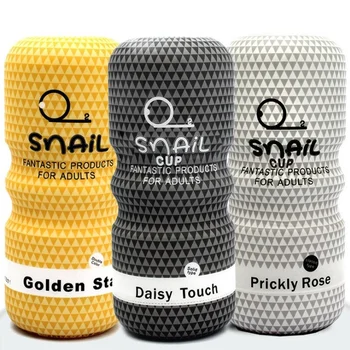 snails Masturbation Cup  Masturbator Cup Vagina Masturbation Blowjob Pussy Mastuburator Sexy Toys for Men Adult Goods for Men 6