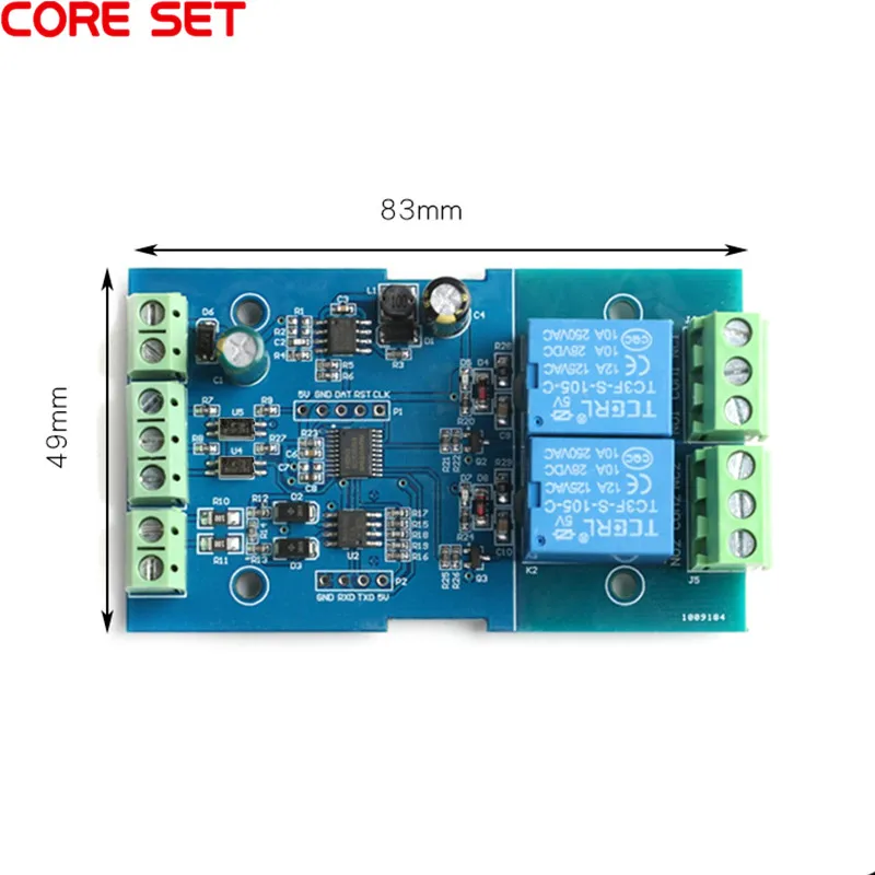 Modulo PLC Relè AT RS232 (TTL) 6-24V – Scheda Di Controllo RTU Con 8 Uscite, Supporto Modbus E Comandi AT, Per Automazione - copertina