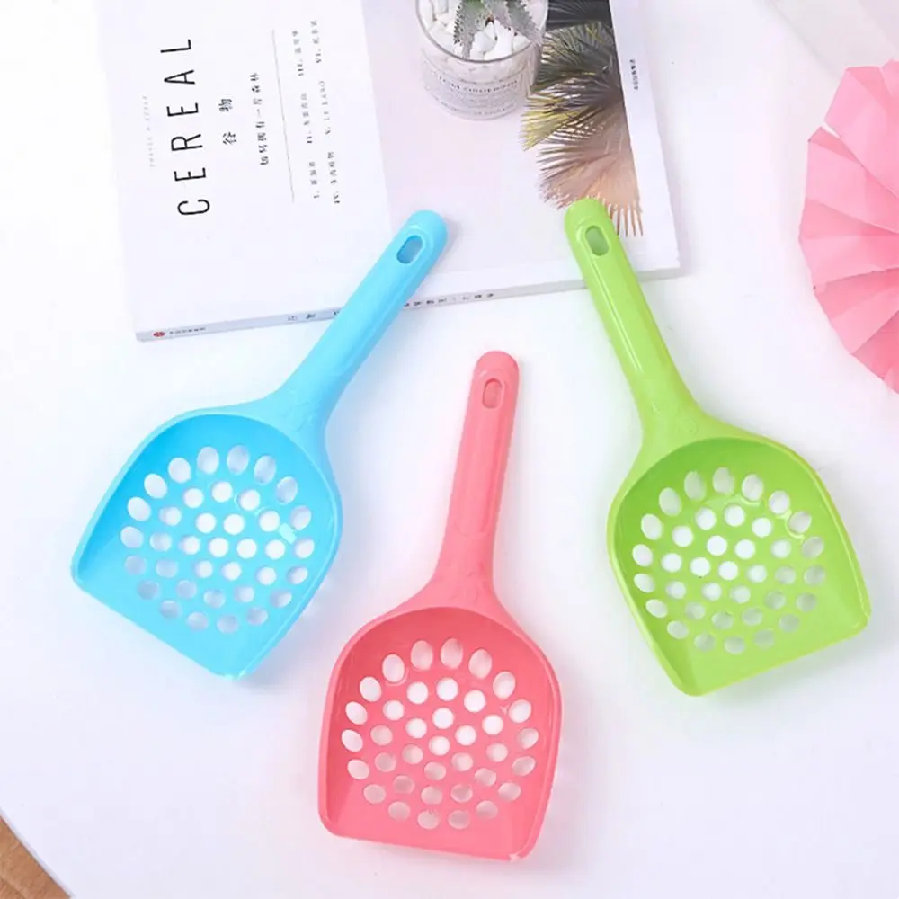 

Plastic Easy to Clean Cat Pet Care Cleaner Shovel Pet Litter Scoop Cat Litter Shovel Cat Toilet Products Pet Cleanning Tool