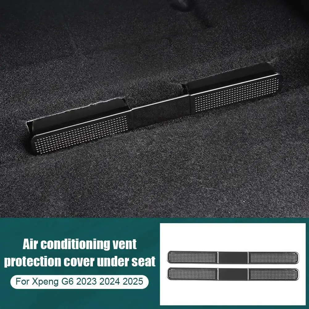 Kcimo Xpeng G6 Under-Seat Vent Protective Cover Material To Steel Prevent Vent Clogging T8X5