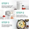 Yogurt Maker with 2 Quart Glass Jar (64 Oz.), White, 2025 Edition, Adjustable Time & Temperature Control 5