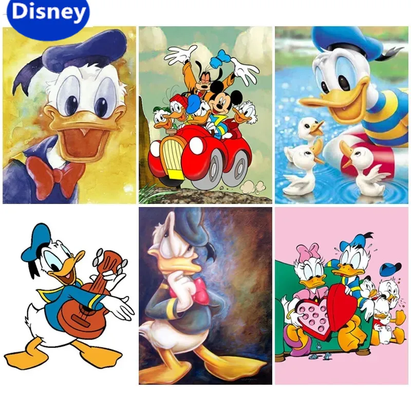 Disney Donald Duck Car Cartoon Character Figuration Puzzle Kids Puzzle Game Holiday Gift Home Decor