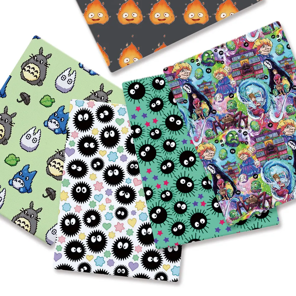Cartoon Fabric Hot DIY140*50cm Handmade Sewing Patchwork Quilting Baby Dress Home Sheet Printed Fabric Fabric Sewing Kids Fabri