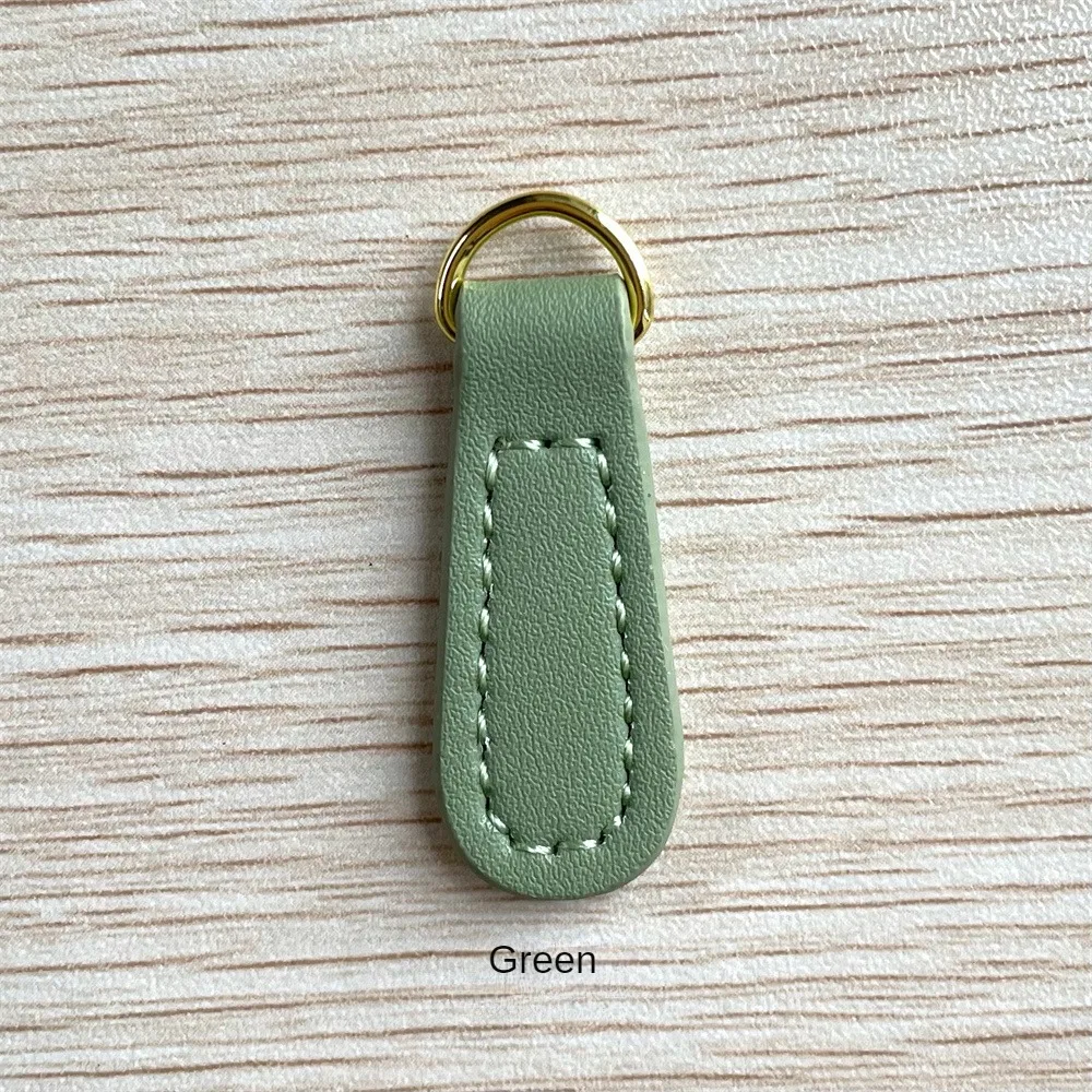 Leather Zipper Zip Puller Head Clothes Luggage Accessories Backpack Buckle Pendant Pull Tab Sewing Zipper Tab