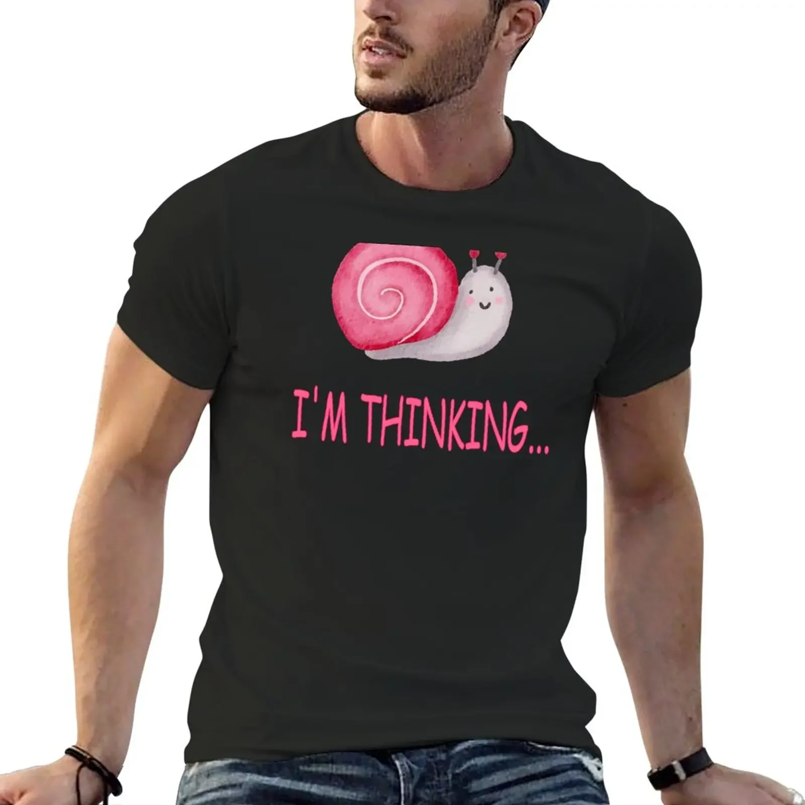 

I'm Thinking... T-Shirt graphics Tee shirt vintage clothes customs design your own heavy weight t shirts for men