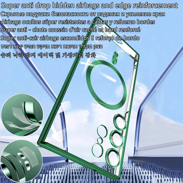 Proteção Elegante e Funcional: A Capa MagSafe com Placas Transparentes para Galaxy 4 Capa MagSafe com Placas Transparentes para Galaxy