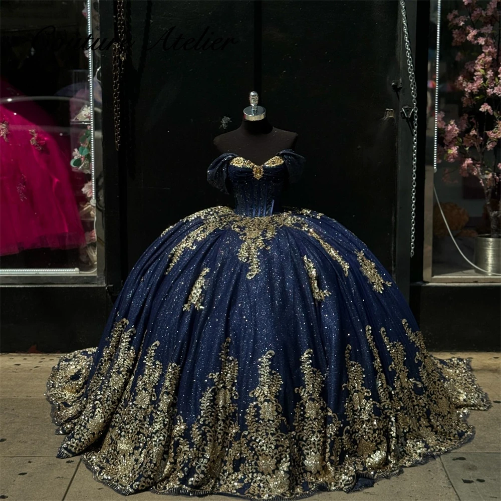 navy blue quinceaera dress Quinceanera 1832 By Dancing Queen / XSmall Navy Blue quinceanera dresses navy blue Elegant
