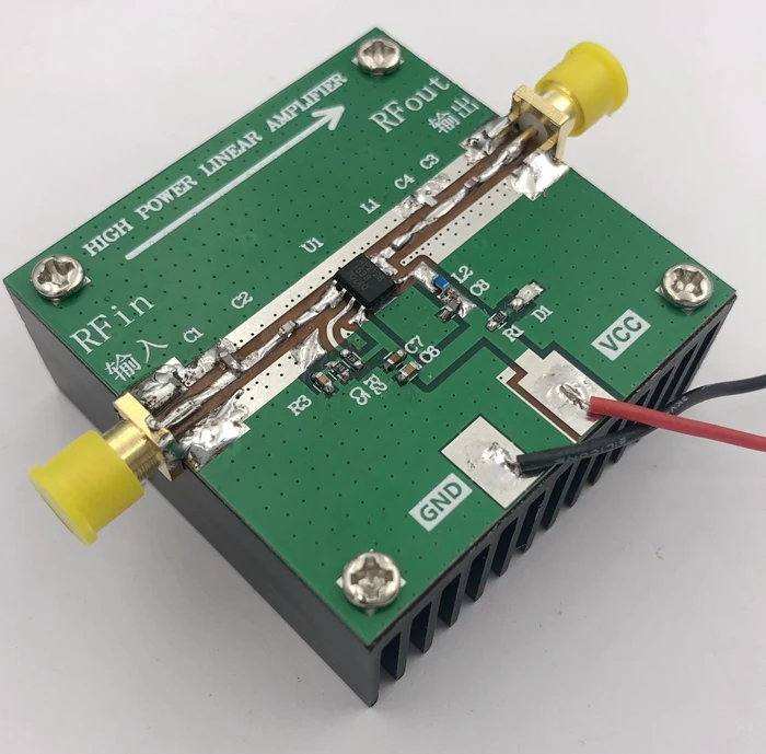 Rf2126 400mhz2700mhz Broadband Rf Power Amplifier 2.4ghz 1w For Bluetooth Ham Radio Amplifier