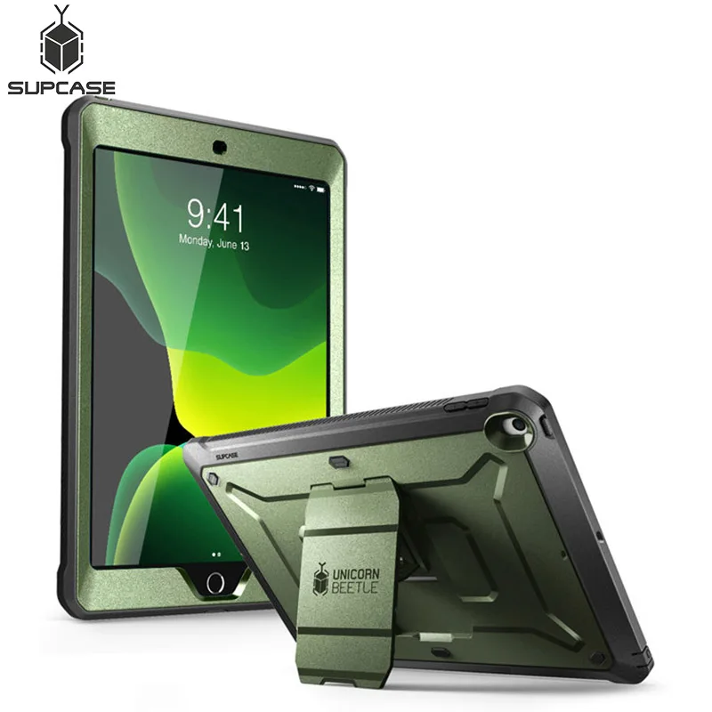 Supcase para Ipad 10.2 Case Versão 2023 2023 2023 ub Pro Capa Robusta de Corpo Inteiro com Protetor de Tela Embutido & Kickstand