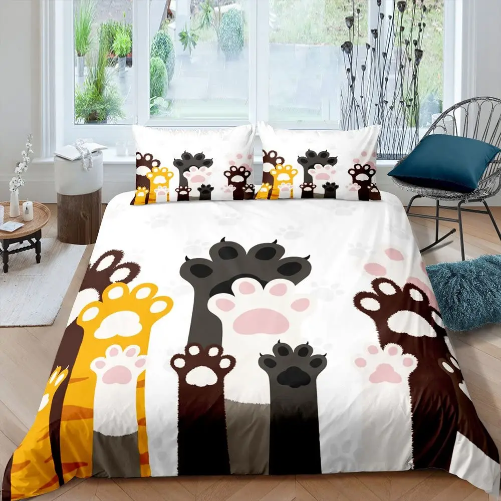 probability strong Step cat claw proof comforter Monograph Drastic