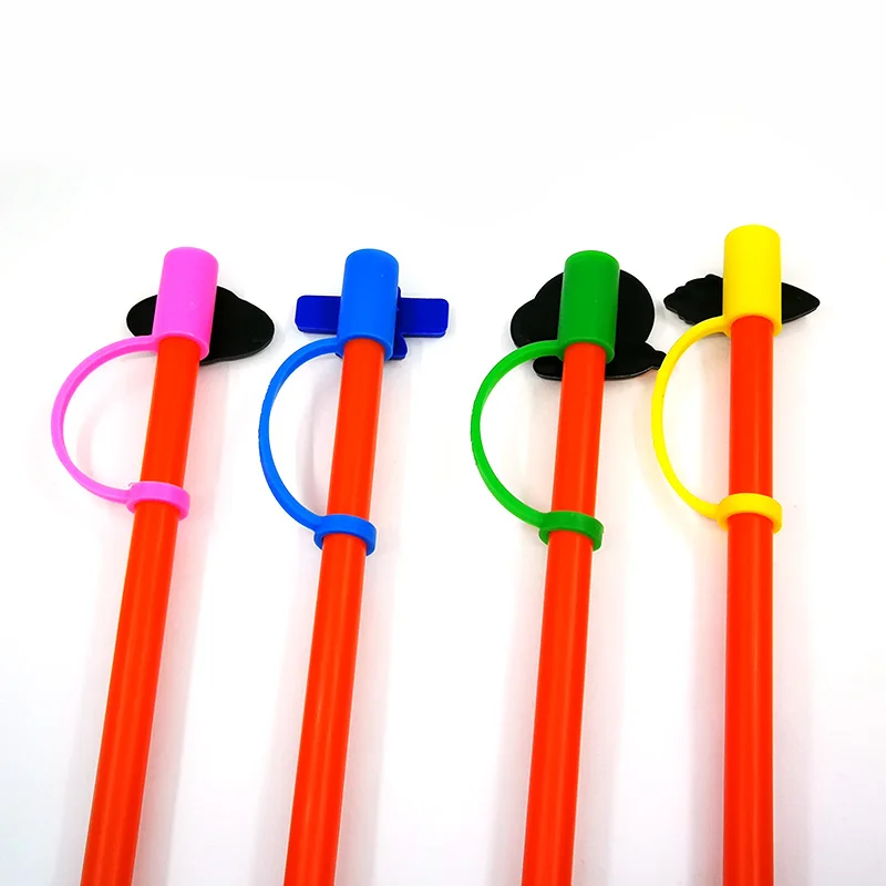 1PCS PVC Straw Cover Mexican Style Straw Topper Birthday Party Drink Spill  Prevention Creative Accessories for Dustproof Cups - AliExpress