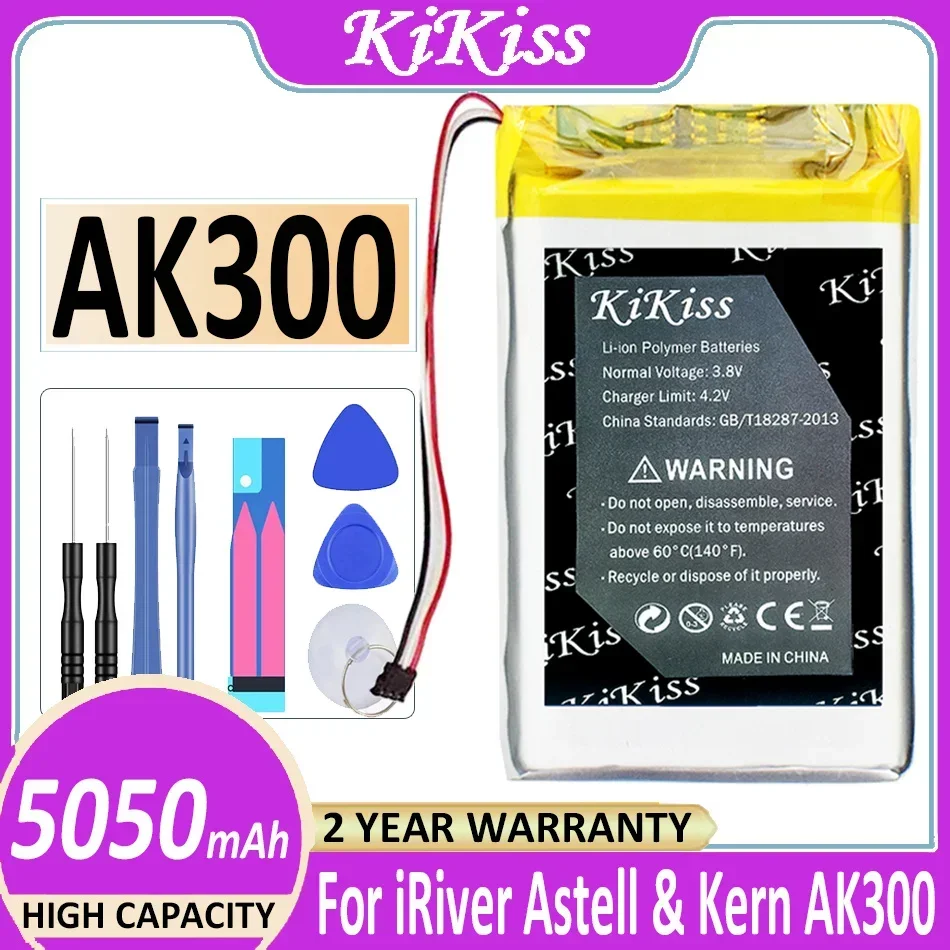 

5050mAh Battery for IRIVER Astell & Kern AK300 AK320 AK380 Player Batteries + Free Tools