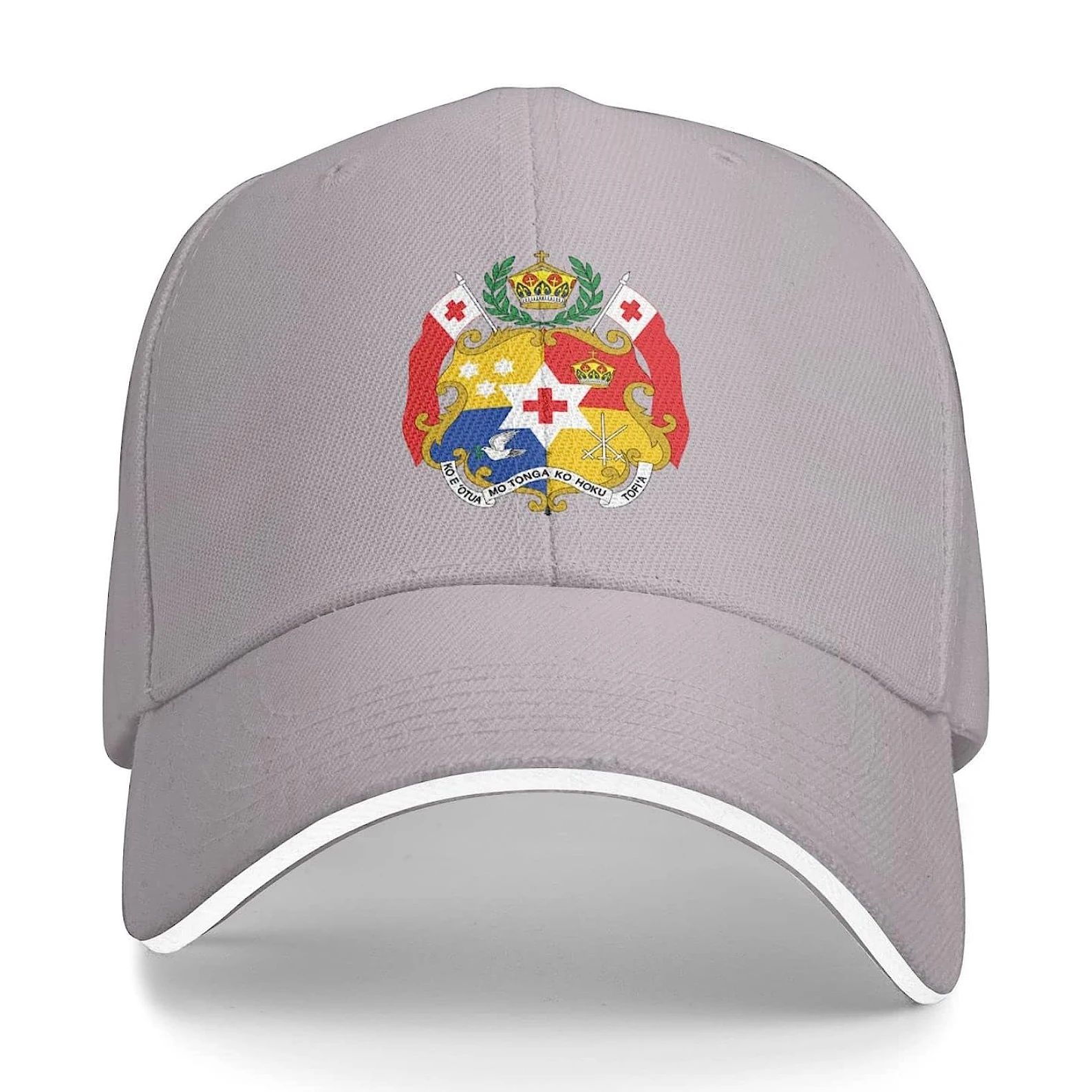 

National Emblem of Tonga Unisex Baseball Cap Fits Men Women Adjustable Dad Hat Sandwich Bill Cap