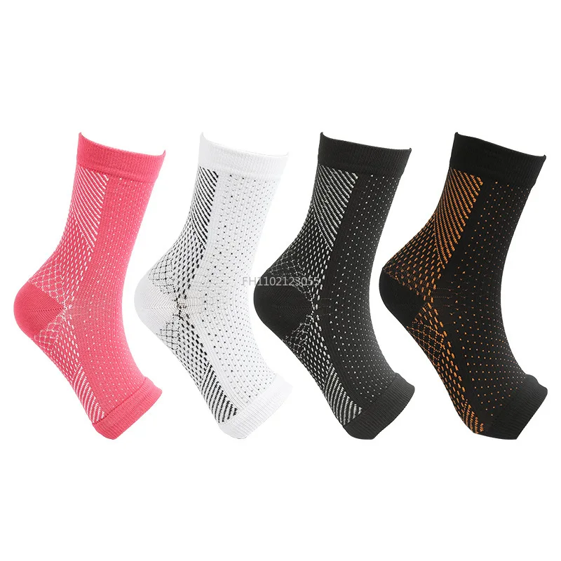 1Pair Neuropathy Socks For Men Women Soothe Compression Socks For Neuropathy Pain Ankle Brace Plantar Fasciitis Swelling Relief compression socks