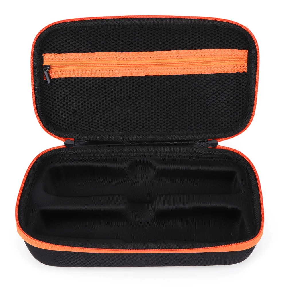 Rechargeable Battery Portable Mic Storage Bag Anti-Scratch Mic Travel Bag 2 Slots Hard Travel Case for JBL PartyBox Wireless Mic