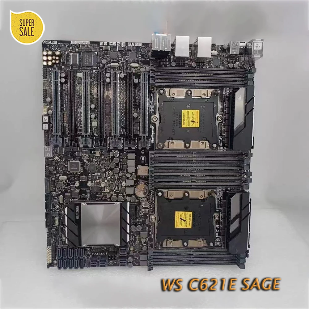 

WS C621E SAGE For ASUS Two-way Server Workstation Motherboard C621 LGA 3647 Support Xeon High Quality Fully Tested Fast Ship
