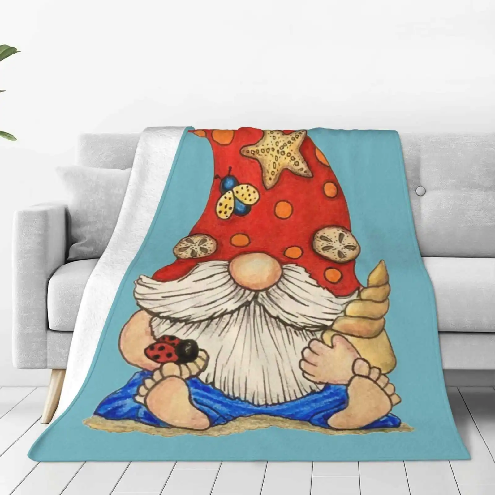 The Beach Gnome ��� ũ���� �ε巯�� Ŀ�� ���, Ȩ ���� ħ��, �غ� Gnome Tomte Nisse, ����