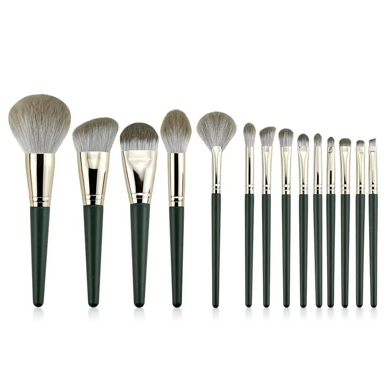 14Pcs Soft Fluffy Makeup Brushes Set, Cosmetic Powder Eye Shadow Foundation Blush Blending Tools