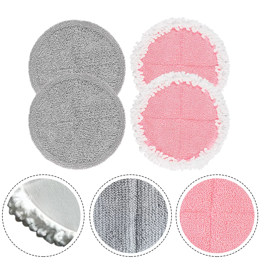 

4pcs/set Microfiber Cleaning Pads Waxing Pads 15.5-16.5cm Dia For VMAI G700 & P700 Cordless Electric Mop Cleaning Replacement