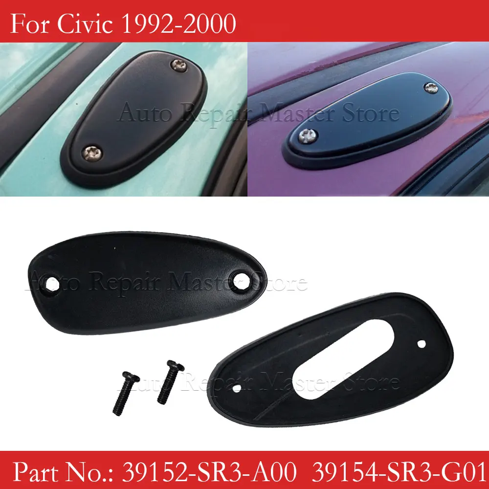 

Отверстие для антенны 39152SR3A00, удаленная крышка пластины для Honda Civic 1992-2000, 39154-SR3-G01, 90105-SB6-003, автомобильные запчасти