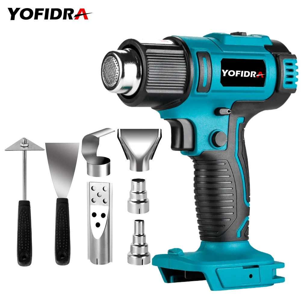 2 Temp Hot Air Blow Gun 520 Degrees Mini Liion Cordless Soldering Heater Gun Shrink Wrap Heat