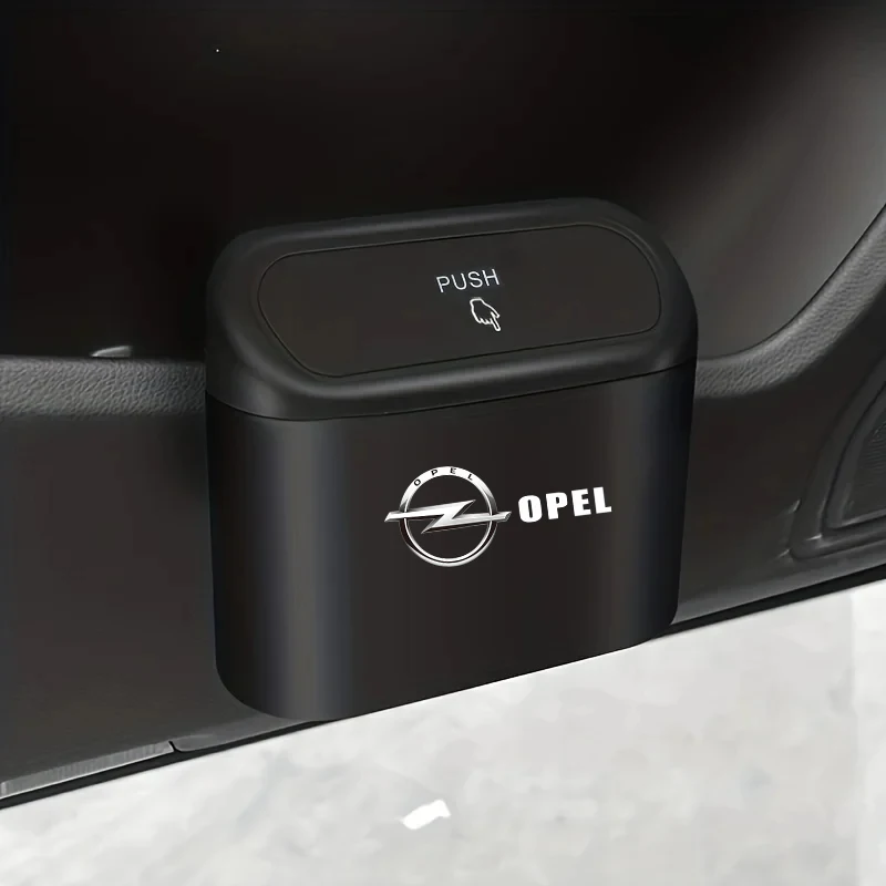 Portable Car Storage Box Car Trash Can Garbage Box Trash Bin For Opel Astra Insignia Astra g Corsa Zafira b Mokka Vivaro Meriva