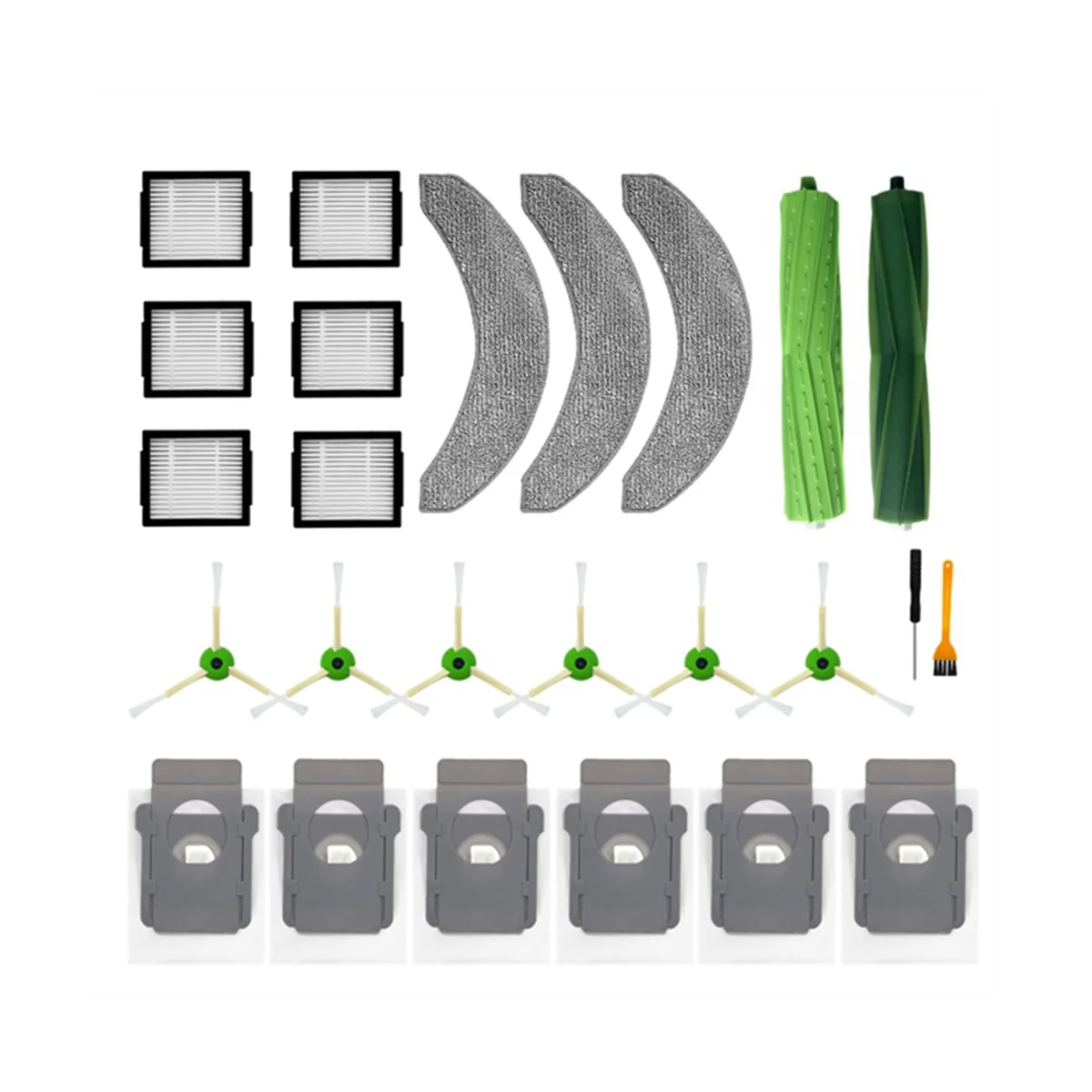 

Для iRobot Roomba Combo J7 + робот-пылесос основная боковая щетка пылесборник запасные части Аксессуары