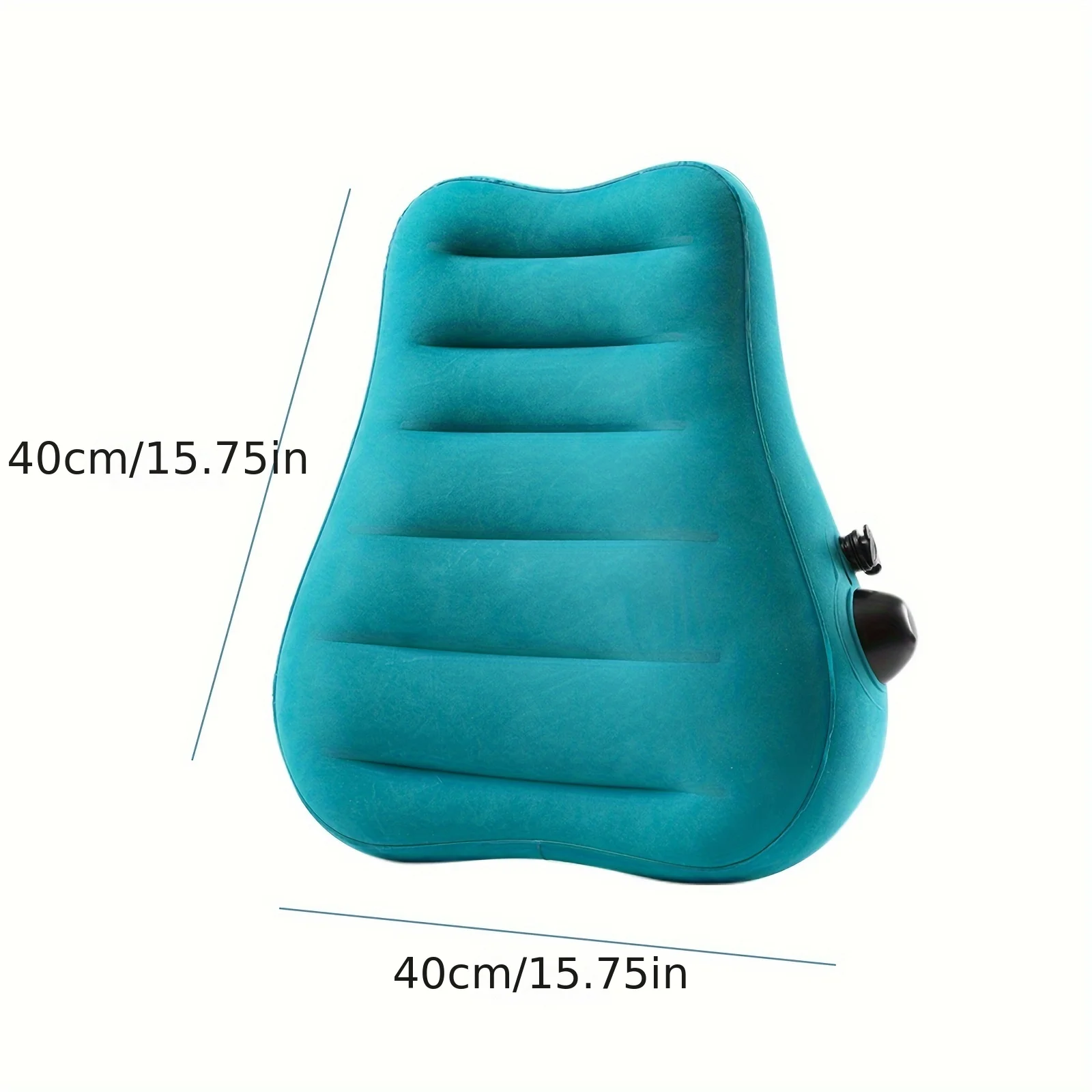 Ergonomic Inflatable Lumbar Support Pillow, Press Type Cushion, Enhances Back Comfort During Long-distance Flights
