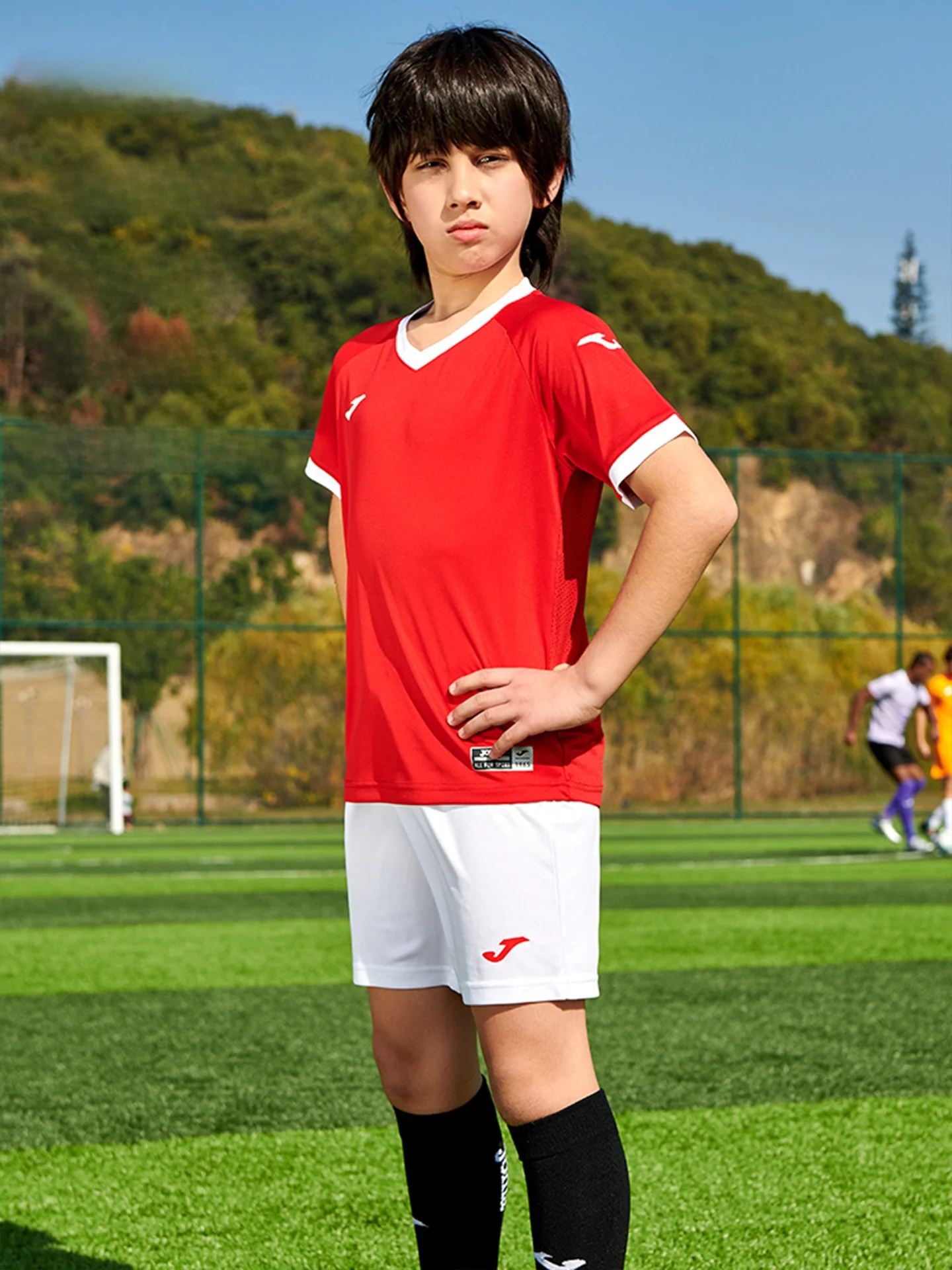 호마 어린이 축구 유니폼 세트 초중등학생용 대회 훈련복 청소년 스포츠웨어
