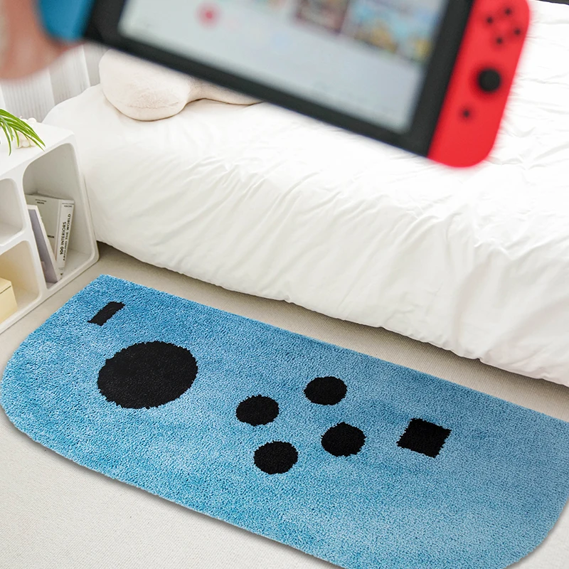 

Cartoon Tufting Game Player Rug Fluffy Bedside Mat Carpet Kids Room Floor Pad Bedroom Doormat Aesthetic Home Cozy Decor 50x120cm