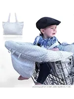 Printed Baby Shopping Cart Cushion Soft Cotton Comfortable and Portable Easy to Install Full Protection 1
