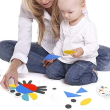 

Kids Wooden 3D Jigsaw Puzzle Clever Board Baby Montessori Educational Learning Toys for Children Geometric Shape Puzzles Toys